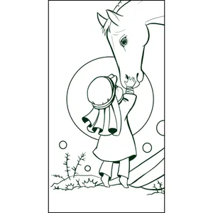 کاغذ رنگ آمیزی طرح حضرت رقیه کد 002 بسته 50 عددی