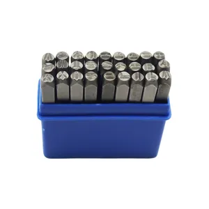 سنبه حروف تندیس مدل YP-4MM مجموعه 27 عددی 