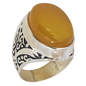 انگشتر نقره مردانه سلین کالا مدل شرف الشمس ce-As65