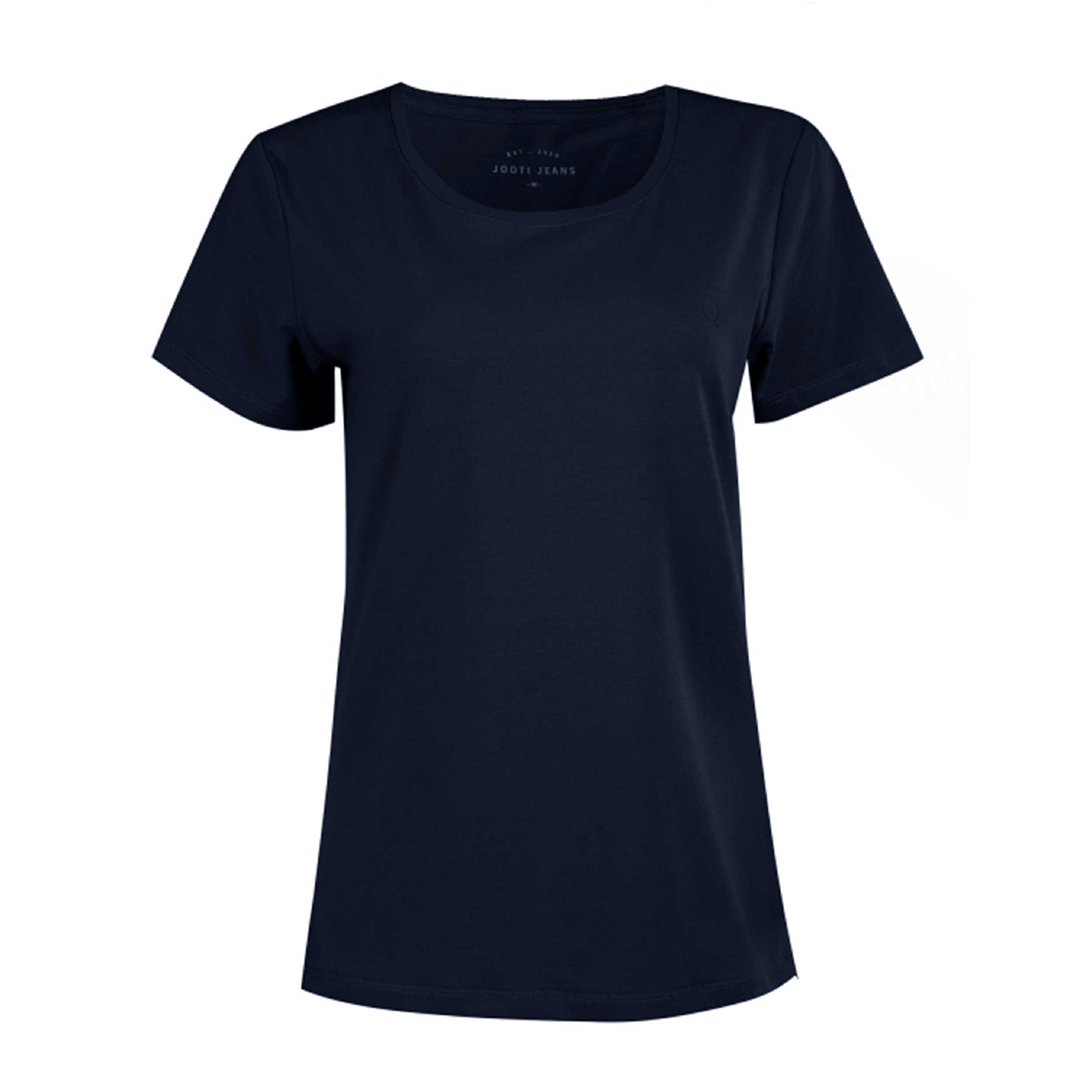 تی شرت آستین کوتاه زنانه جوتی جینز مدل بیسیک کد 1551309 رنگ سرمه‌ای -  - 1