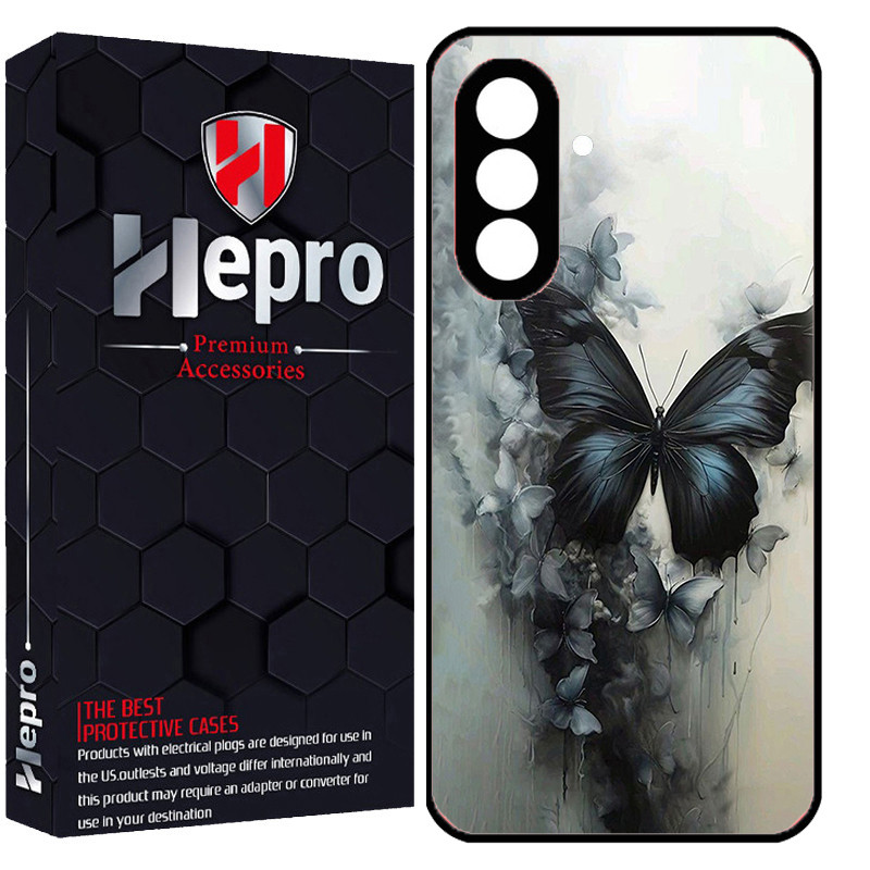 کاور هپرو طرح پروانه کد Dimo-386 مناسب برای گوشی موبایل سامسونگ Galaxy A26