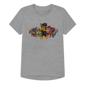 تی شرت آستین کوتاه پسرانه مدل  سگ های نگهبان کد SH02 رنگ طوسی