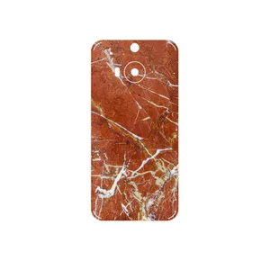 MAHOOT Red Marble Cover Sticker for HTC One M9