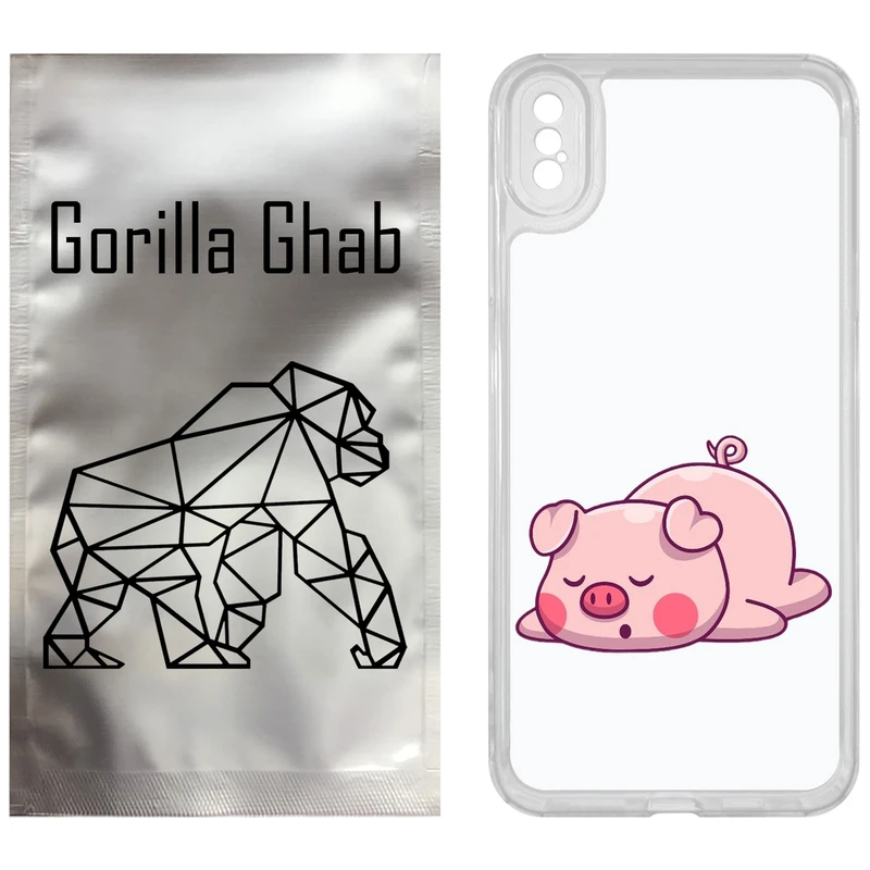 کاور گوریلا قاب مدل CLG کد 42 طرح پیگی مناسب برای گوشی موبایل اپل iPhone XS Max