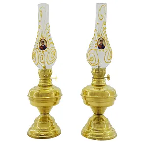 چراغ گردسوز برنجی کد bst-02 بسته 2 عددی