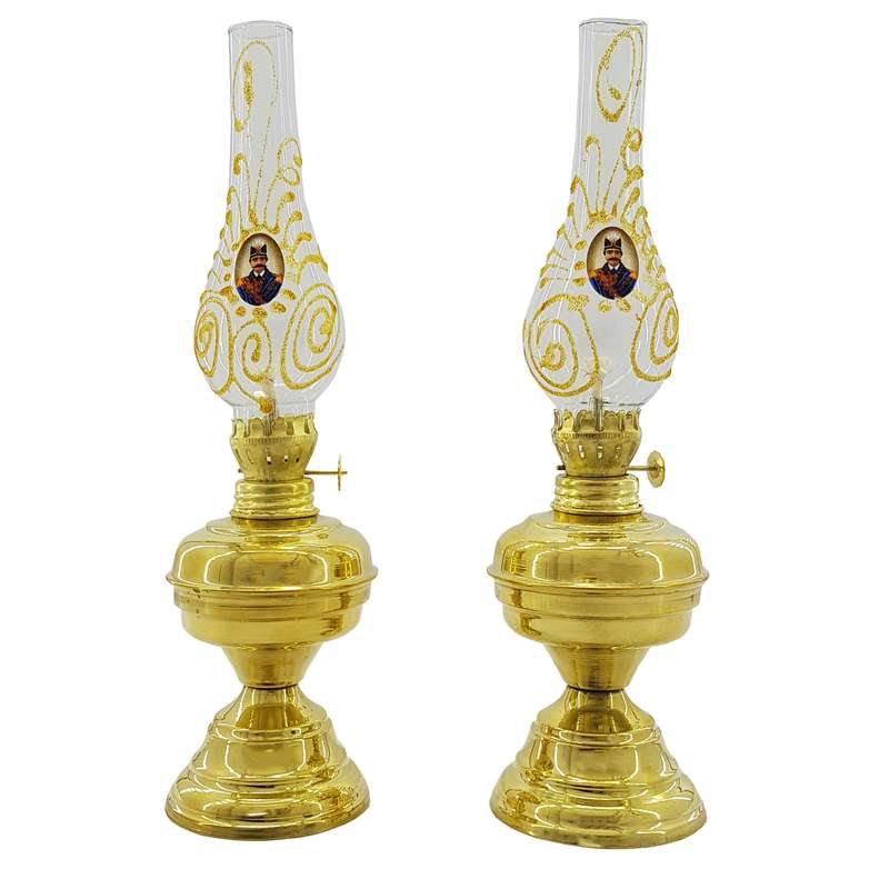 چراغ گردسوز برنجی کد bst-02 بسته 2 عددی