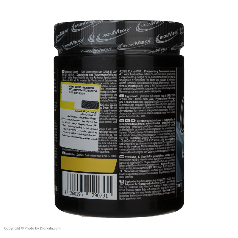 پودر گلوتامین پرو آیرون مکس - 500 گرم