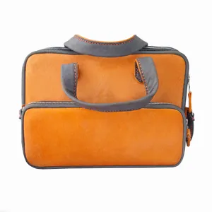 کیف دستی چرمی مدل دست دوز کد PT002