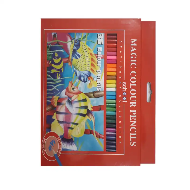 مداد رنگی 36 رنگ مجیک مدل school 36color کد 007