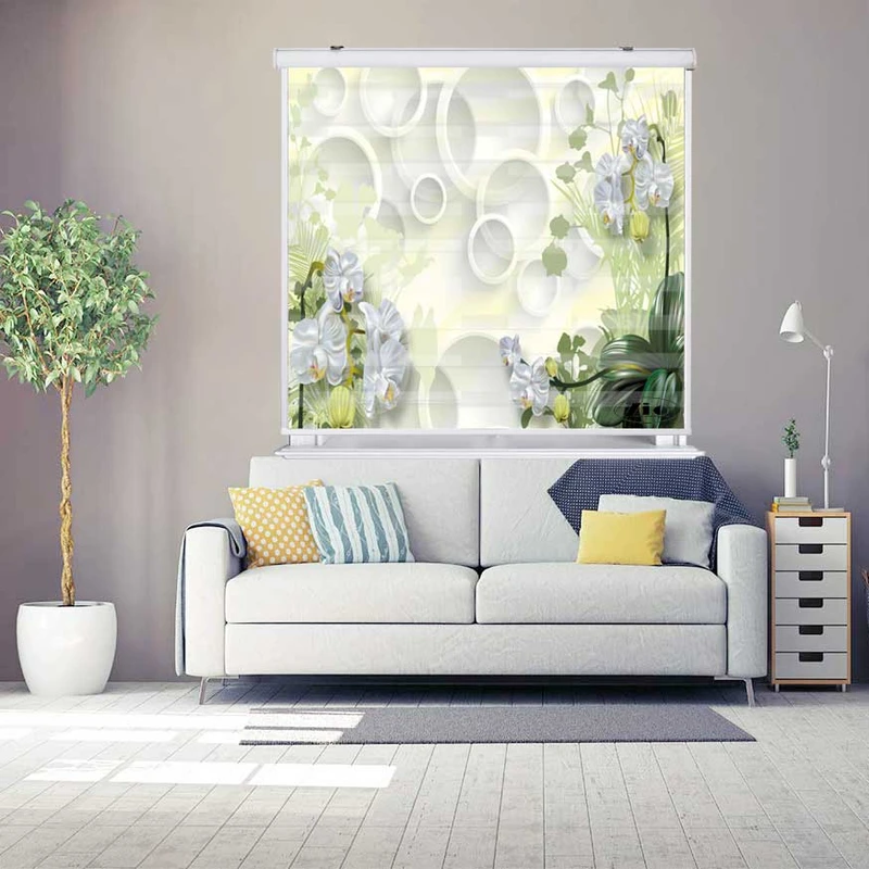 پرده زبرا زیو کد 3D1433 سایز 150x200 سانتی متر