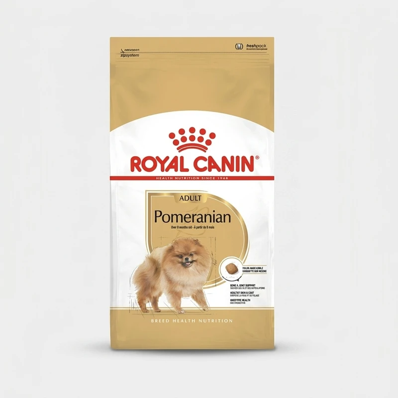 غذای خشک سگ رویال کنین مدل pomeranian وزن 1.5 کیلوگرم