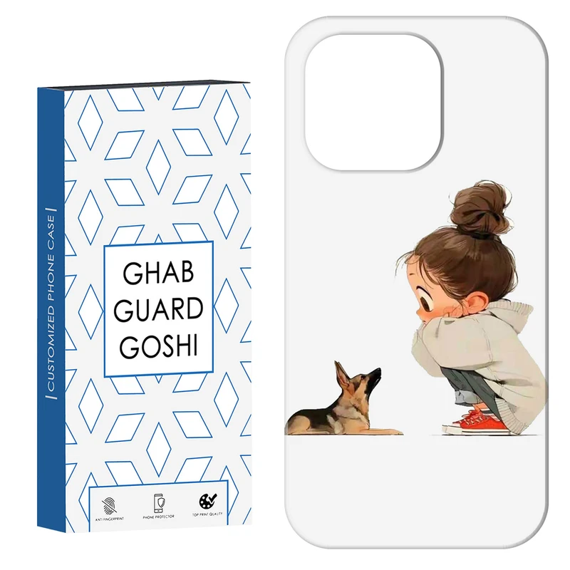 کاور قاب گارد گوشی طرح دخترانه کد Dimo-864 مناسب برای گوشی موبایل اپل IPHONE 15 PRO MAX   