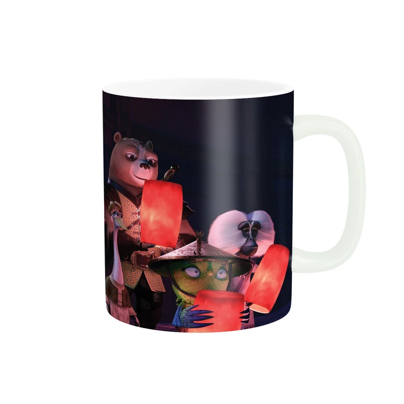 ماگ پاد آفرین مدل انیمیشن پاندای کونگ فو کار کد DKC672