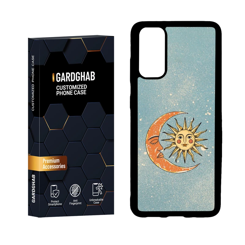 کاور گارد قاب مدل دور ژله ای هنری مناسب برای گوشی موبایل سامسونگ Galaxy S20