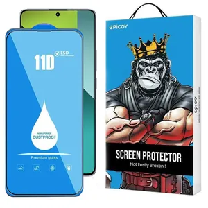 Epicoy 11D Blue ESD Screen Protector For Xiaomi Redmi Note 13 Pro 4G/5G / Redmi Note 13 4G/5G / Redmi Note 13R Pro 5G 
