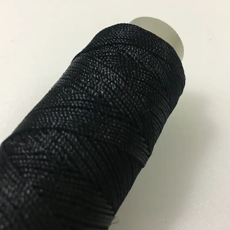 نخ دوخت چرم دوزی مدل ابریشمی Blk100m سایز 10 طول 100 متر