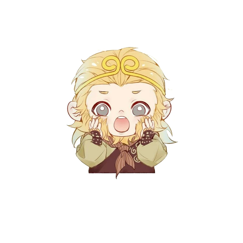 استیکر لپ تاپ و موبایل مدل بازی طزح افسانه سیاه ووکونگ Black Myth Wukong کد 3757