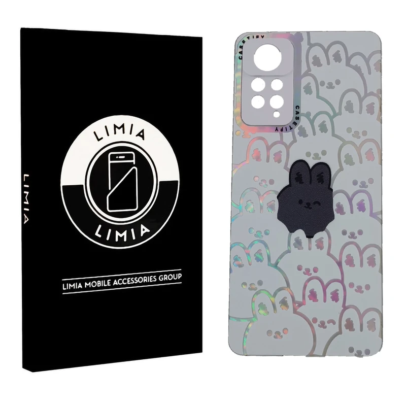 کاور لیمیا مدل فانتزی لنزدار پشت شیشه ای طرح عروسکی شبرنگی مناسب برای گوشی موبایل شیائومی Redmi Note 11S/Note 11 4G