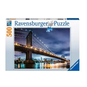 پازل 500 تکه راونزبرگر مدل New York The City That Never Sleeps کد 16589