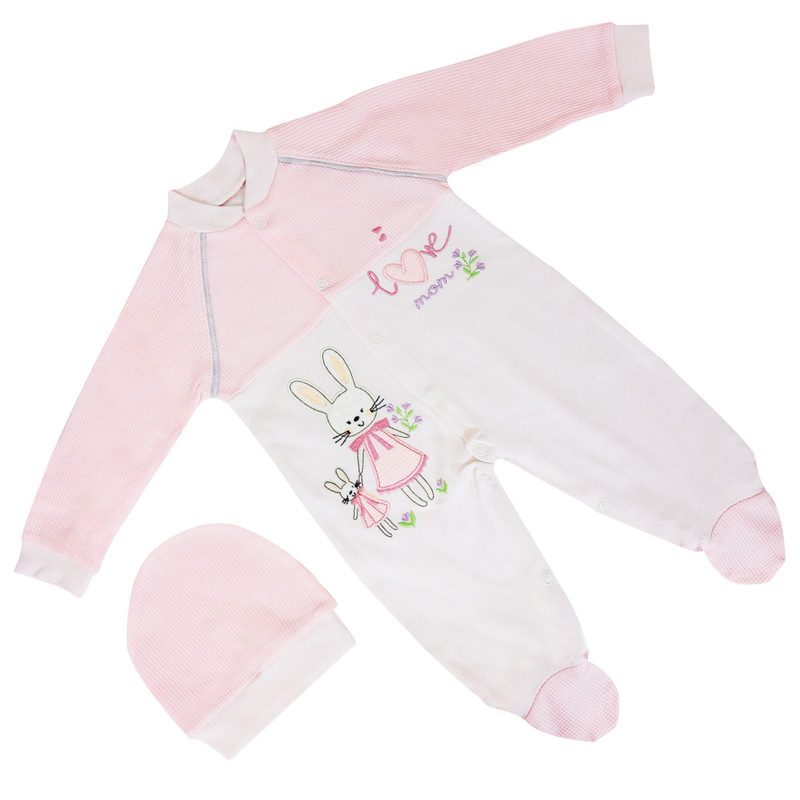 ست سرهمی و کلاه نوزادی مدل ESABABY کد5249