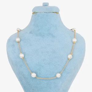 گردنبند زنانه ژوپینگ مدل مرواریدی کد AAB778