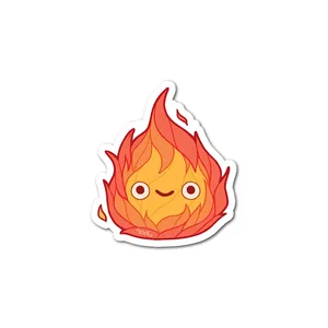 استیکر لپ تاپ و موبایل مدل اتش