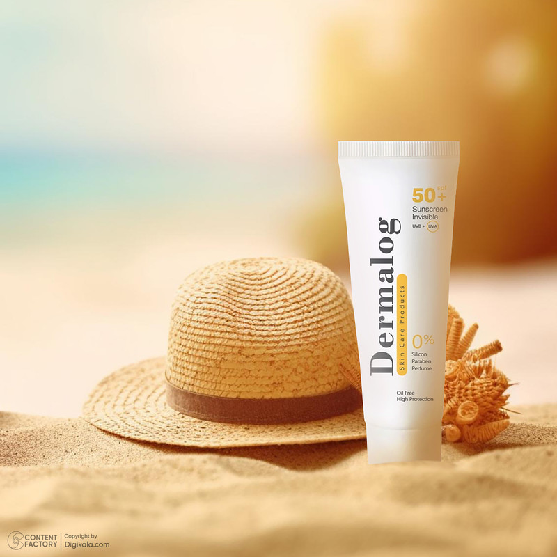 کرم ضدآفتاب درمالوگ مدل Invisible، حجم 50 میلی‌لیتر