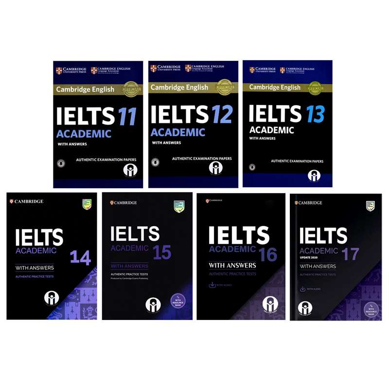 کتاب Cambridge IELTS Academic اثر جمعی از نویسندگان انتشارات الوندپویان جلد 11 تا 17 کتاب Cambridge IELTS Academic اثر جمعی از نویسندگان انتشارات الوندپویان جلد 11 تا 17
