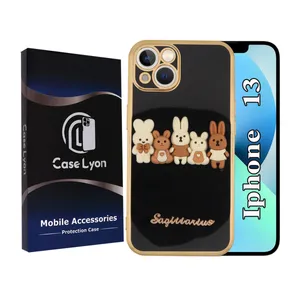 Lyon case rabbit model cover suitable for iPhone 13 mobile phone