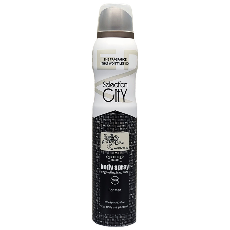 اسپری بدن مردانه سلکشن سیتی مدل اونتوس کرید  حجم 200 میلی لیتر