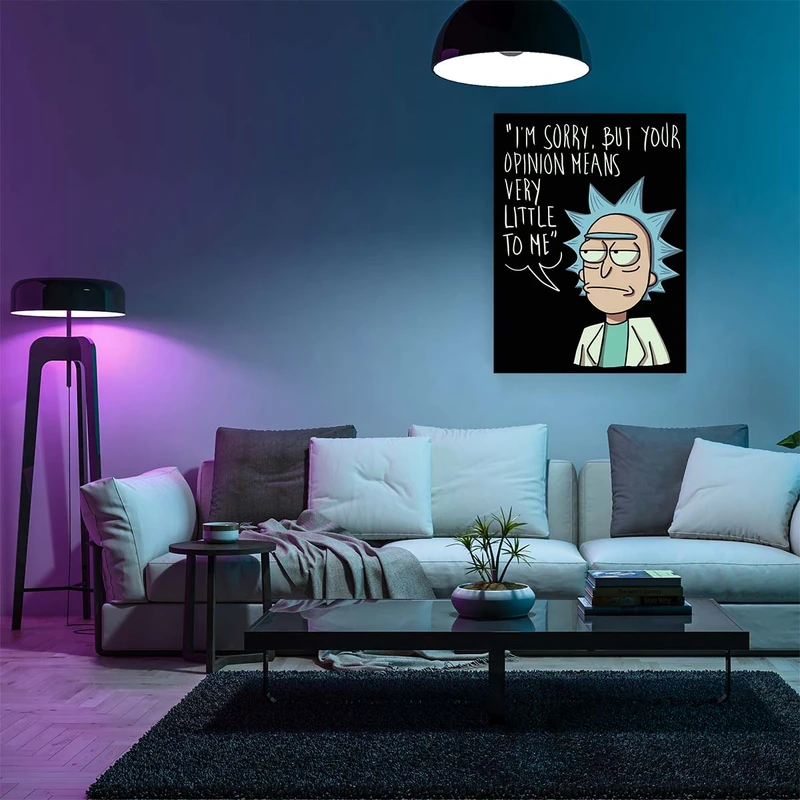 تابلو شاسی مدل Rick and Morty کد S-5057 عکس شماره 7