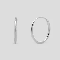 گوشواره حلقه‌ای نقره زنانه طلای صداقت مدل 1390