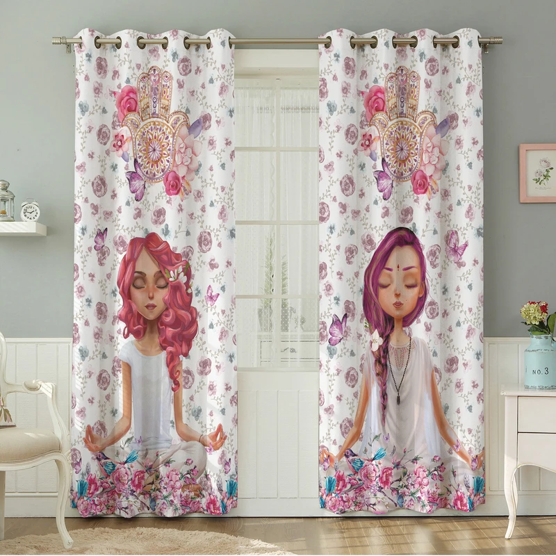 پرده نیروانا طرح مدرن  مدل هازان کد 4868سایز 140×280 سانتی متر