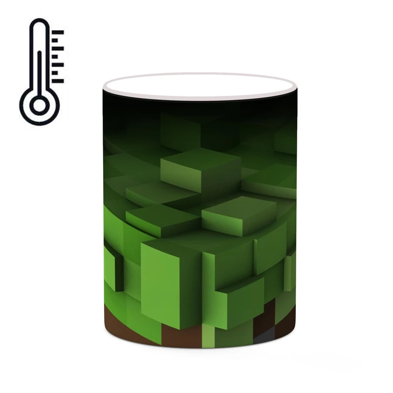 ماگ حرارتی کاکتی طرح ماینکرافت minecraft مدل mgh41567
