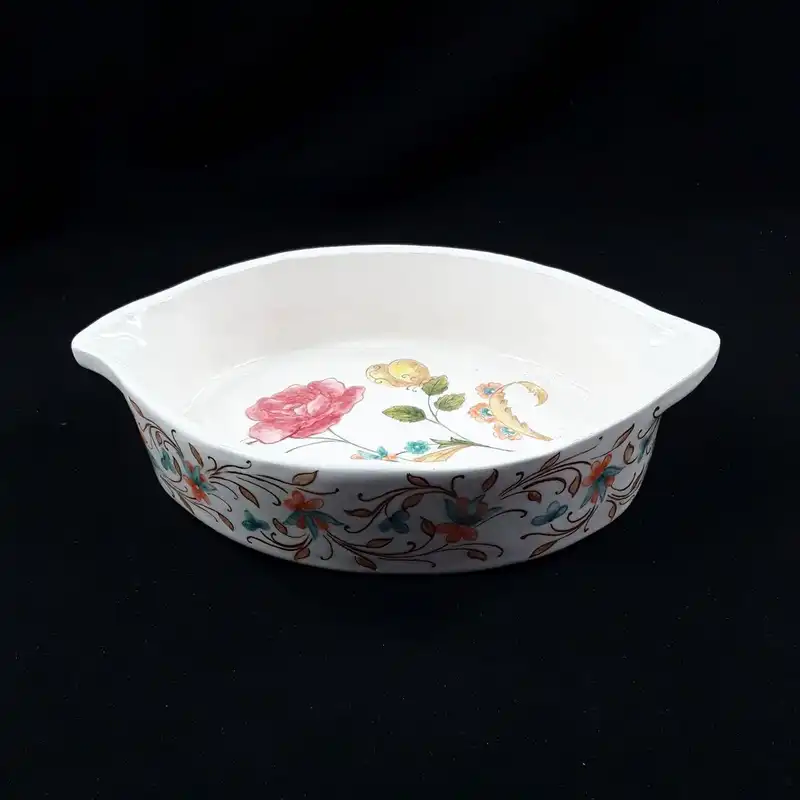 شکلات خوری سرامیکی هیوا طرح بته جقه مدل رز کد 11025368