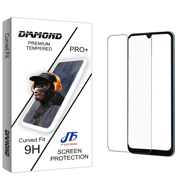 محافظ صفحه نمایش شیشه ای جی اف مدل Diamond Glass مناسب برای گوشی موبایل ریلمی C11