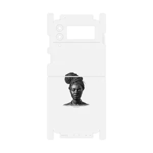 MAHOOT Portrait of an African Woman-FullSkin Cover Sticker for Samsung Galaxy Z Flip3 5G