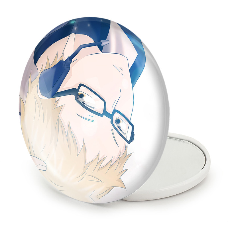 آینه جیبی خندالو طرح سوکیشیما کئی انیمه هایکیو Haikyu مدل تاشو کد 17797