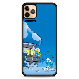 AKAM AMC-WA11PRO-SMURFS-4 Cover For Apple iPhone 11 Pro