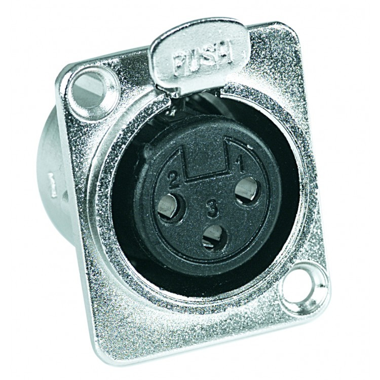 کانکتور 3 پین XLR مادگی مدل XLR3FDL