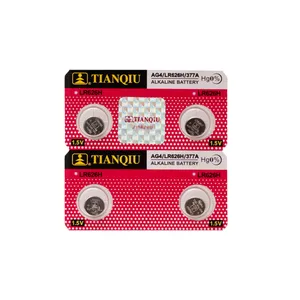باتری ساعت تیانکیو مدل AG4 - LR 626 H Original بسته چهار عددی