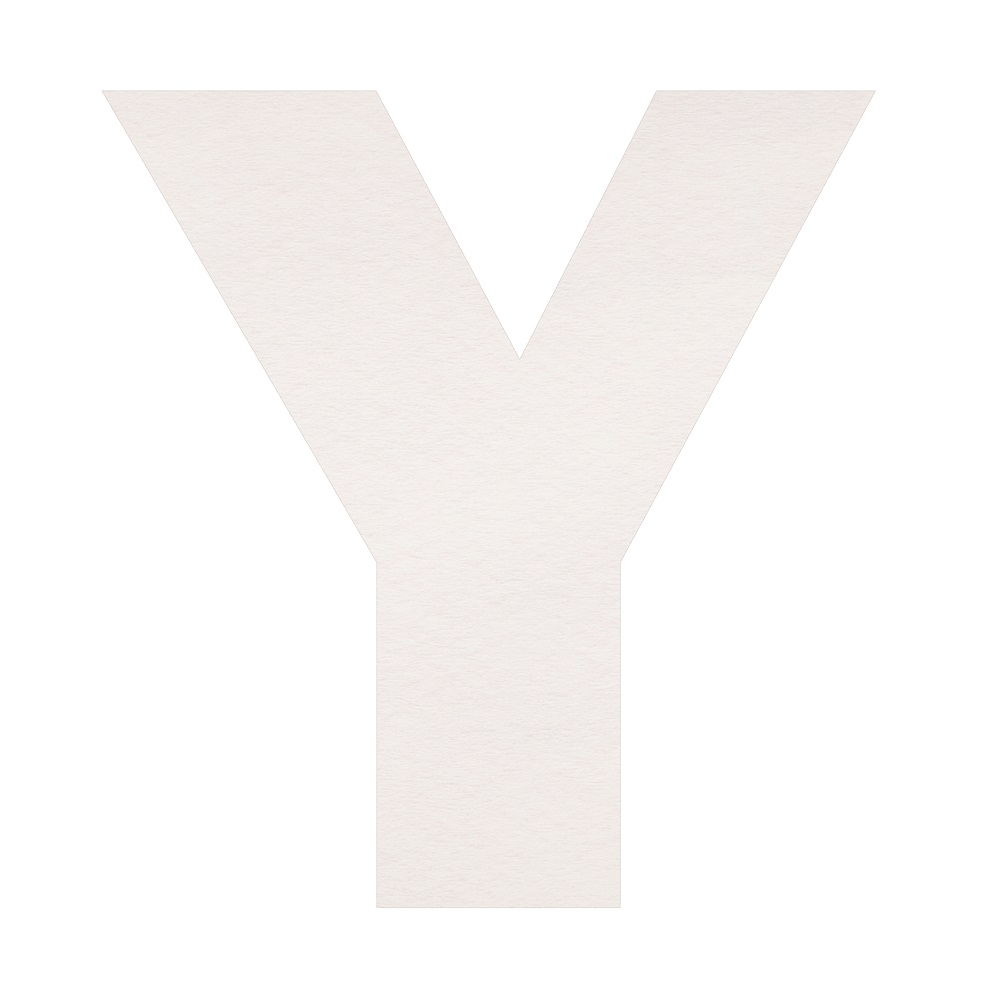 ماکت دکوری طرح حروف برجسته کد Y-MEDIUM