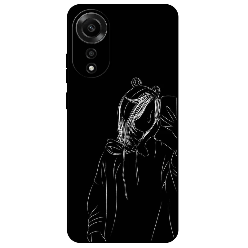 کاور مگافون طرح دخترانه مدل 1841 مناسب برای گوشی موبایل اوپو A78     