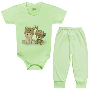 ست بادی و شلوار نوزادی کارانس مدل BSTG-3055