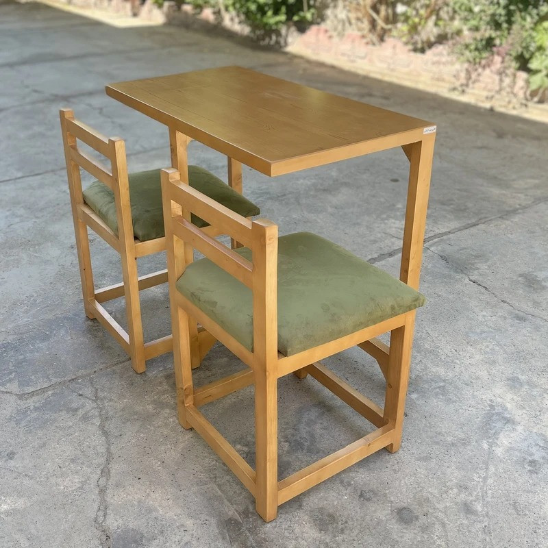 میز و صندلی ناهارخوری دو نفره گالری والریان مدل M-CH-302