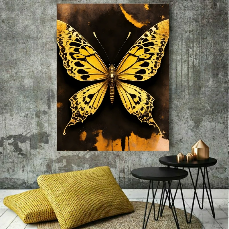  تابلو بوم طرح فانتزی مدل پروانه کد FP104634