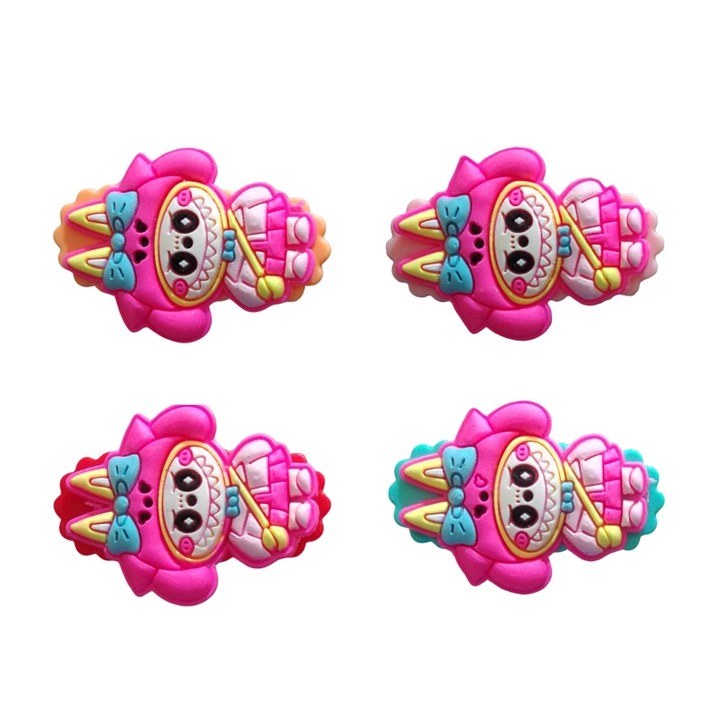 گیره مو دخترانه مدل لبوبو کد NWE01 مجموعه 4 عددی