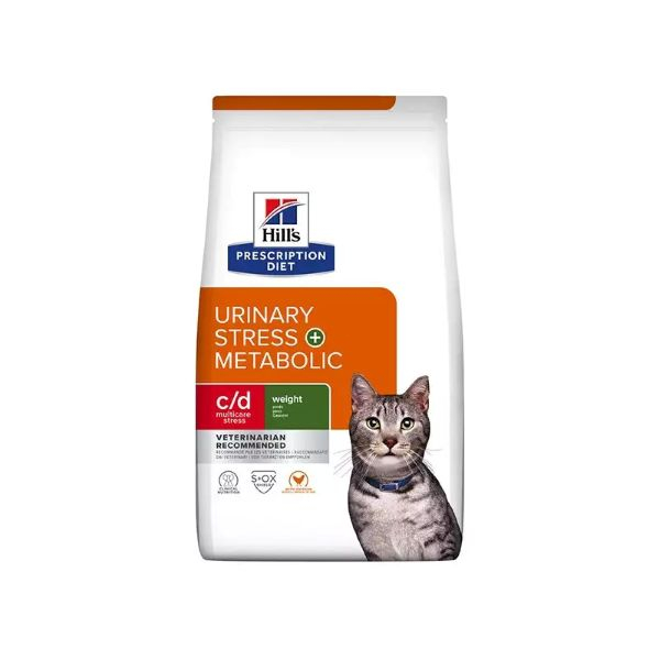 غذا خشک گربه بالغ هیلز مدل Urinary Care + Metabolic طعم مرغ وزن 1500 گرم