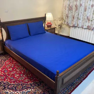 سرویس ملحفه مدل کشدار ساده دونفره عرض160 2 نفره3 تکه