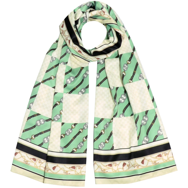 شال زنانه مدل ابریشم توییل بهاری عیدانه کد ab397